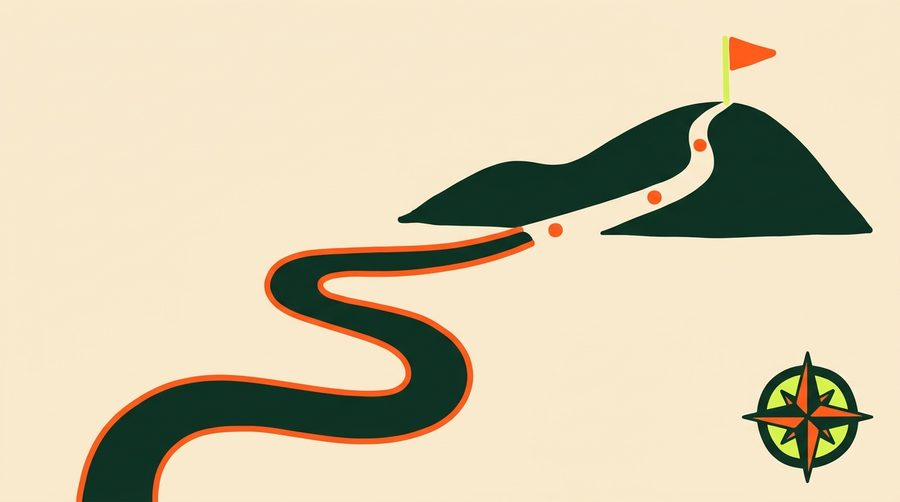 ilustração da rota